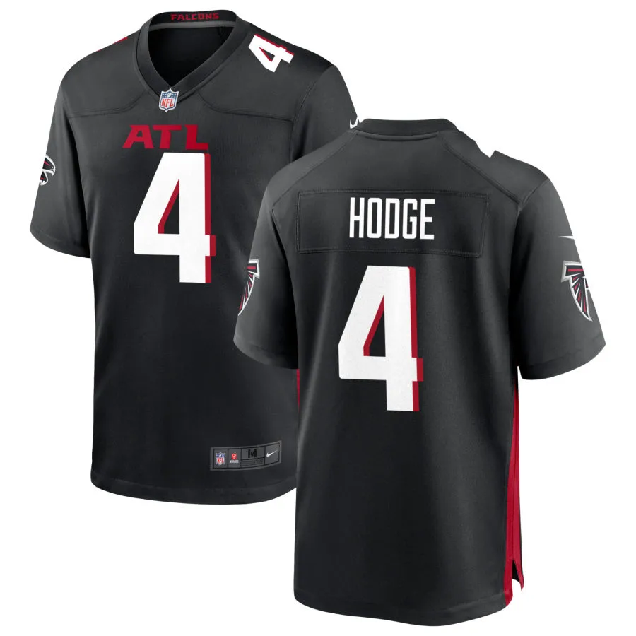 Men's Atlanta Falcons #4 KhaDarel Hodge Nike Black Vapor Limited Jersey