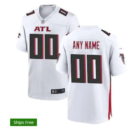 Mens Nike Atlanta Falcons Customized Nike White Vapor Untouchable Limited Jersey
