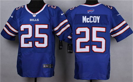 Men's Buffalo Bills #25 LeSean McCoy Home Blue Nik Elite Jersey