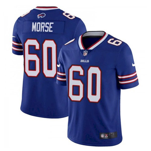 Men's Buffalo Bills #60 Mitch Morse Stitched Blue Nike Vapor Untouchable Limited Jersey