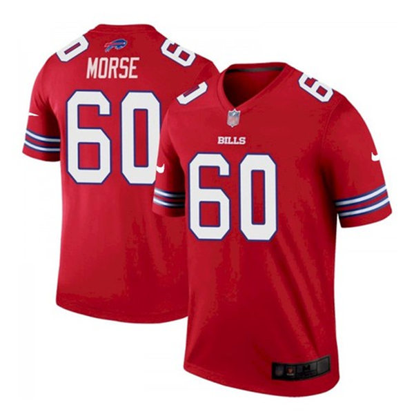 Men's Buffalo Bills #60 Mitch Morse Stitched Red Nike Vapor Untouchable Limited Jersey