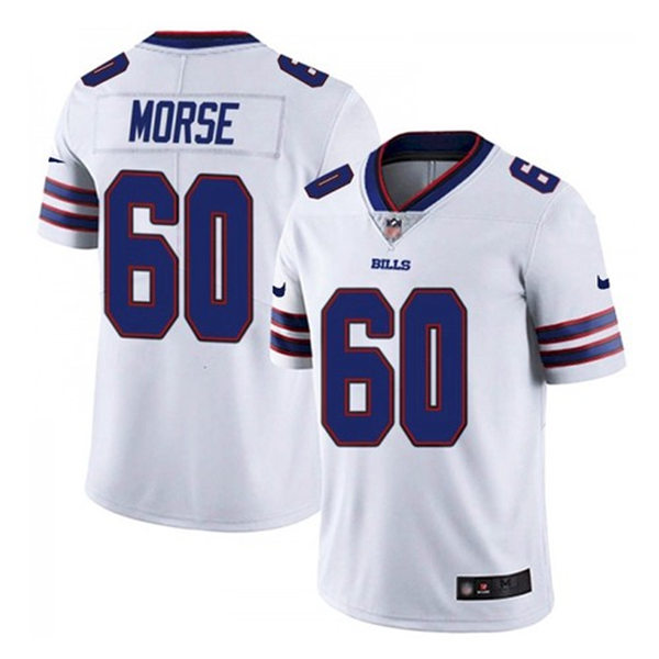 Men's Buffalo Bills #60 Mitch Morse Stitched White Nike Vapor Untouchable Limited Jersey