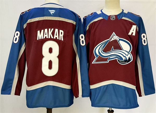Men's Colorado Avalanche #8 Cale Makar Fanatics Burgundy Home Primegreen Player Jersey