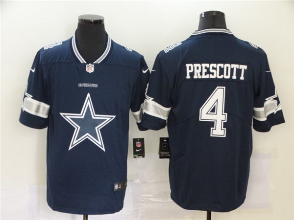 Men's Dallas Cowboys #4 Dak Prescott Nike Team Icon Jersey 