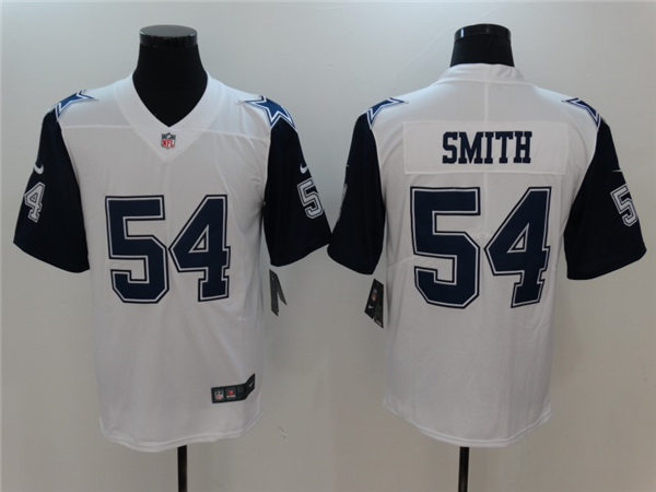 Mens Dallas Cowboys #9 Jaylon Smith Nike White Color Rush Legend Player Jersey