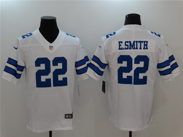 Men's Dallas Cowboys Retired Player #22 Emmitt Smith Nike White Vapor Untouchable Limited Jersey