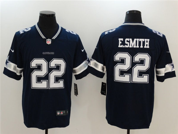 Men's Dallas Cowboys Retired Player #22 Emmitt Smith Nike Navy Team Color Untouchable Limited Jersey