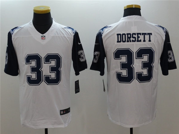 Men's Dallas Cowboys Retired Player #33 Tony Dorsett Nike White Color Rush Legend Player Jersey 