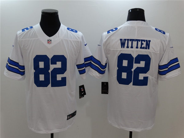 Men's Dallas Cowboys Retired Player #82 Jason Witten Nike White Vapor Untouchable Limited Jersey