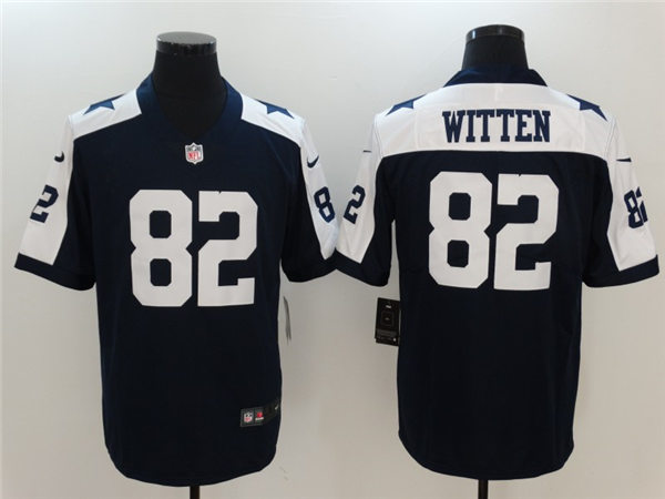 Men's Dallas Cowboys Retired Player #82 Jason Witten Nike Navy Alternate Vapor Limited Jersey