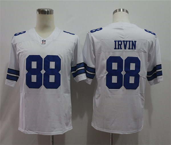 Men's Dallas Cowboys Retired Player #88 Michael Irvin Nike White Vapor Untouchable Limited Jersey