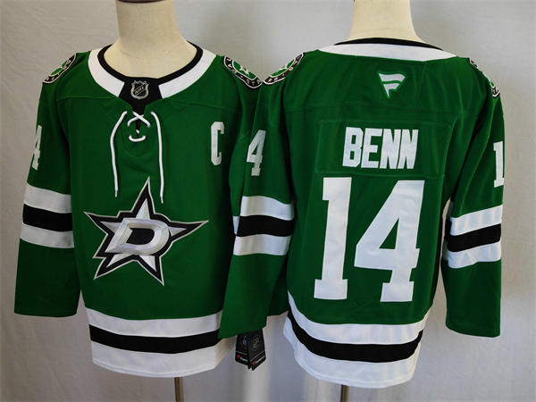 Women's Dallas Stars #14 Jamie Benn Fanatics Home Kelly Green Player Jersey
