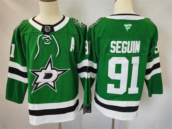 Women's Dallas Stars #91 Tyler Seguin Fanatcis Green Home Jersey