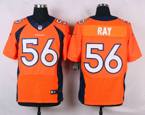 Men's Denver Broncos #56 Shane Ray Nike Orange Elite Jersey