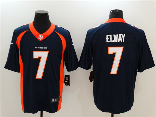 Men's Denver Broncos Retired Player #7 John Elway Navy Nike NFL Vapor Untouchable Limited Jersey