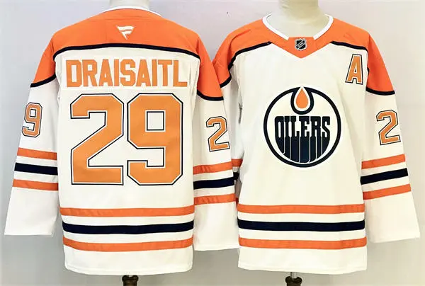 Youth Edmonton Oilers #29 Leon Draisaitl 2021 Season Reverse Retro Authentic Special Edition White Jersey