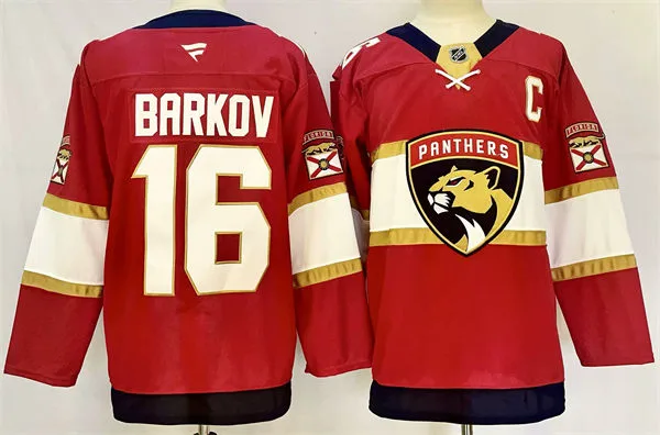 Youth Florida Panthers #16 Aleksander Barkov Fanatics Red Stitched Jersey