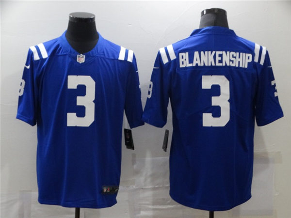 Men's Indianapolis Colts #3 Rodrigo Blankenship Nike Royal NFL Vapor Limited Jersey