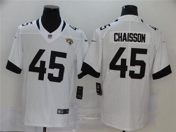 Men's Jacksonville Jaguars #45 K'Lavon Chaisson  Nike White Vapor Untouchable  Limited Jersey