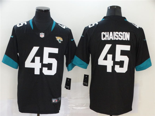 Men's Jacksonville Jaguars #45 K'Lavon Chaisson Nike Black Vapor Untouchable  Jersey