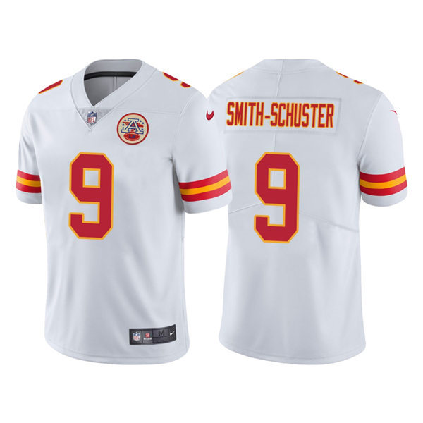 Men's Kansas City Chiefs #9 JuJu Smith-Schuster Nike White Vapor Untouchable Limited Jersey