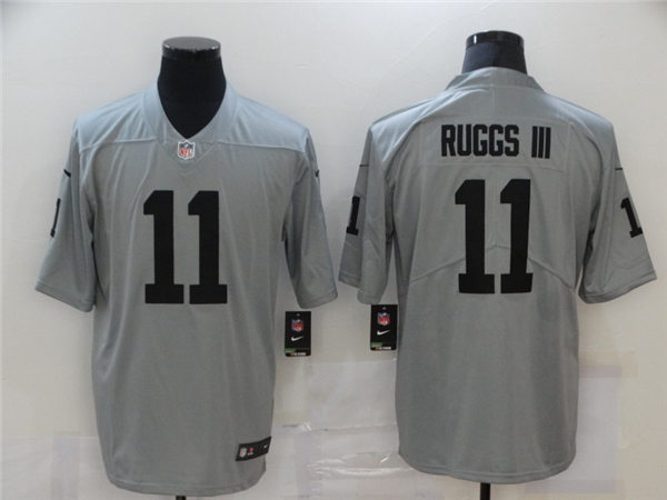 Men's Las Vegas Raiders #11 Henry Ruggs II Nike Silver Inverted Legend Jersey