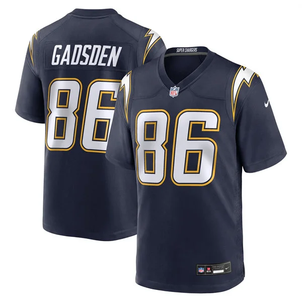 Men's Los Angeles Chargers #86 Oronde Gadsden II Nike Navy Alternate Vapor F.U.S.E. Limited Jersey