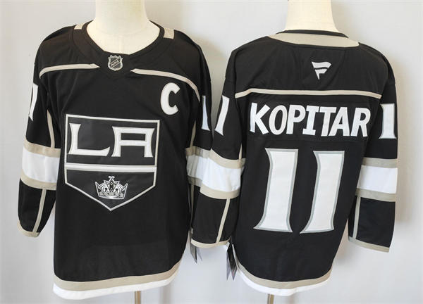 Men's Los Angeles Kings #11 Anze Kopitar Fanatics 2023 Black Home Jersey