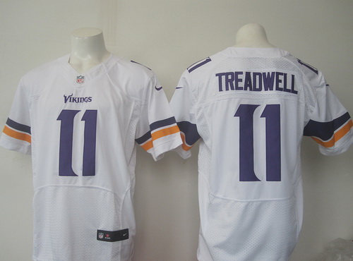 Men's Minnesota Vikings #11 Laquon Treadwell Nike White Elite 2016 Draft Pick Jersey