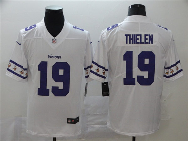 Men's Minnesota Vikings #19 Adam Thielen Nike NFL team logo cool edition jerseys