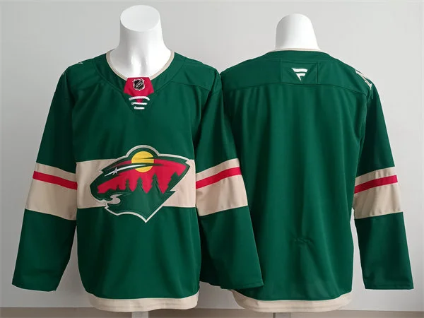 Men's Minnesota Wild Blank Fanatics Home Green Premium Team Jersey