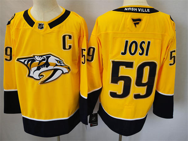 Youth Nashville Predators #59 Roman Josi Fanatics Gold Home Premium Jersey