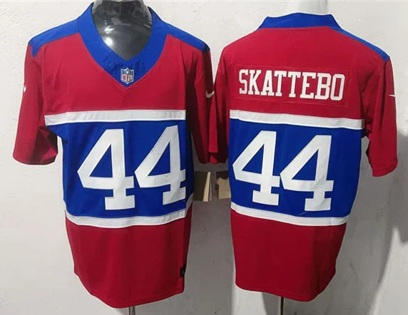 Men's New York Giants #44 Cam Skattebo Nike Century Red Alternate Vapor F.U.S.E. Limited Jersey