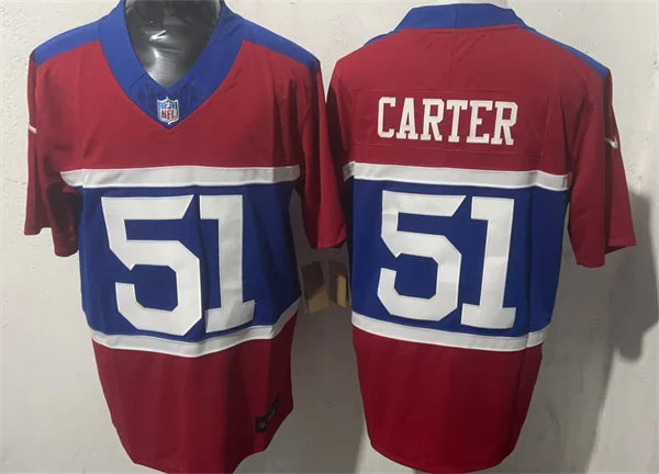 Men's New York Giants #51 Abdul Carter Nike Century Red Alternate Vapor F.U.S.E. Limited Jersey