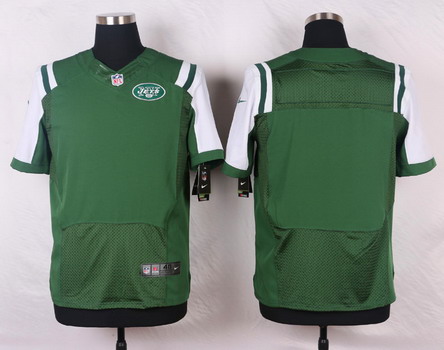 Men's Nike Elite Jersey  New York Jets Blank Green