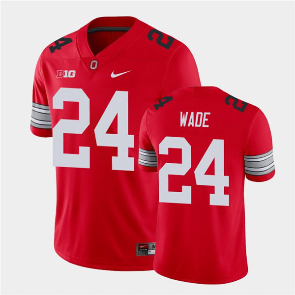 Men's Ohio State Buckeyes #24 Shaun Wade Nike Scarlet Retro Football Jersey