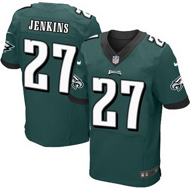 Men's Philadelphia Eagles #27 Malcolm Jenkins Green Nik Elite Jersey