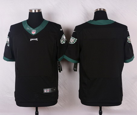 Men's Nike Elite Jersey  Philadelphia Eagles Blank Black