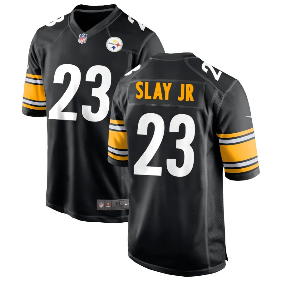 Youth Pittsburgh Steelers #23 Darius Slay Jr Nike Black Alternate 2 Limited Jersey