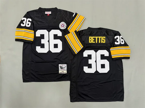 Men's Pittsburgh Steelers #36 Jerome Bettis Throwback Jersey