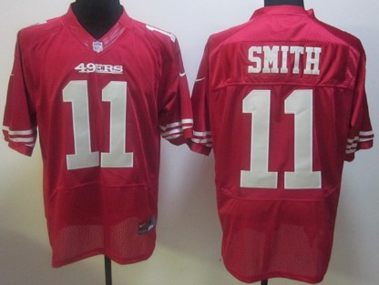 Men's San Francisco 49ers #11 Alex Smith Red Nike Elite Jersey