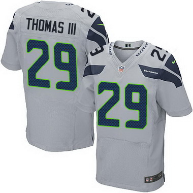 Mens Nike Elite JerseySeattle Seahawks #29 Earl Thomas III Gray