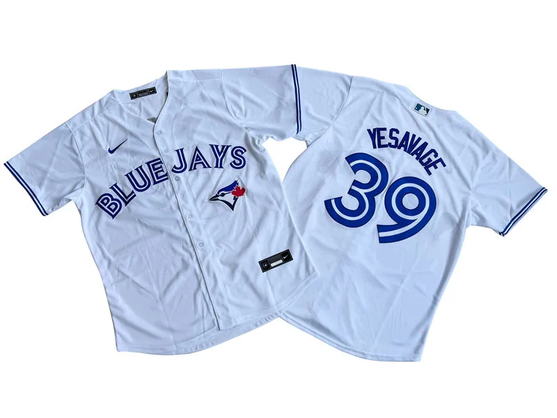 Mens Toronto Blue Jays #39 Trey Yesavage Nike White Home Limited Player Jersey