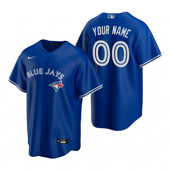 Men's Toronto Blue Jays Custom Nike Royal Flex Base Jersey