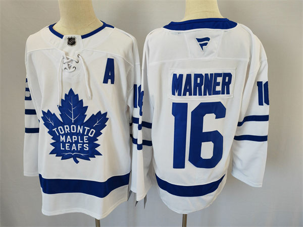 Mens Toronto Maple Leafs #16 Mitchell Marner Fanatics Away White Player Jersey