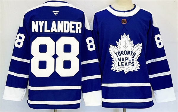 Mens Toronto Maple Leafs #88 William Nylander Fanatics Blue Reverse Retro 2.0 Primegreen Jersey