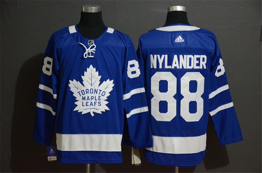 Men's Toronto Maple Leafs #88 William Nylander adidas Home Blue Player Jersey