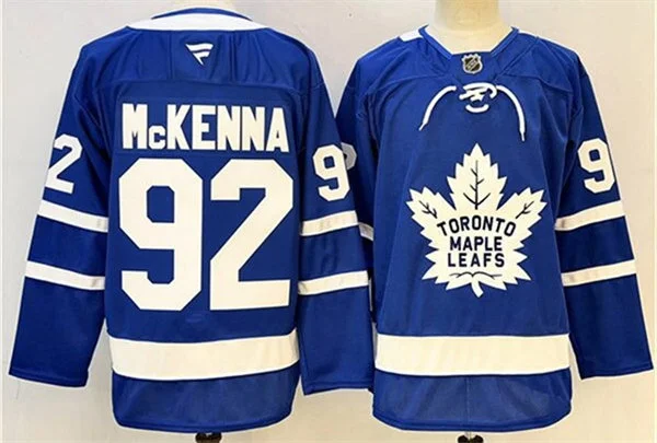 Men's Toronto Maple Leafs #92 Gavin McKenna Fanatics Home Blue Premium Player Jersey