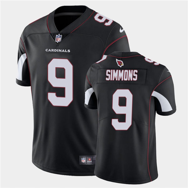 Mens Arizona Cardinals #9 Isaiah Simmons Nike Alternate Black Vapor Untouchable  Jersey