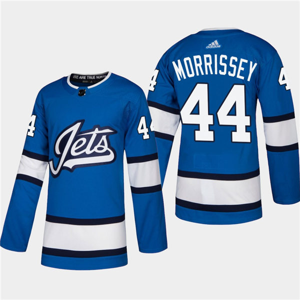 Men's Winnipeg Jets #44 Josh Morrissey adidas Blue Alternate Jersey